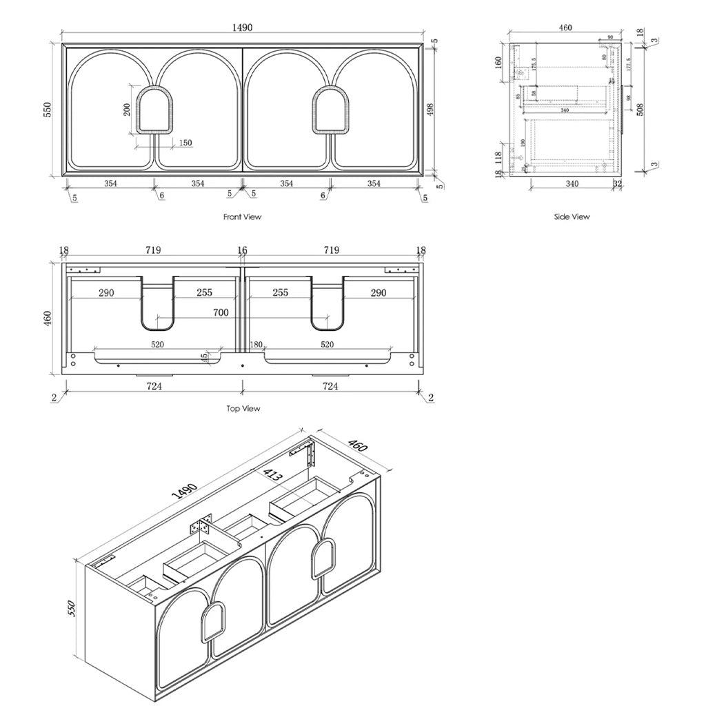1500mm Specifications