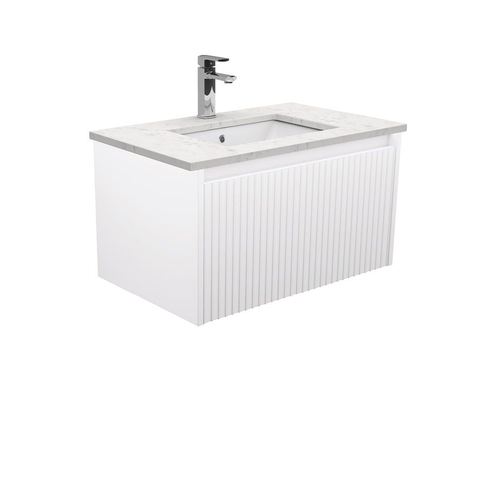 750mm Alina Vanity with Carrara Marble Undermount Top