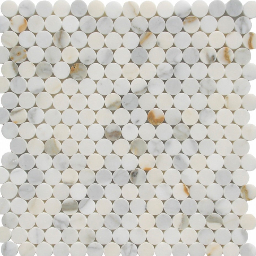 Calacatta Gold Penny Rounds