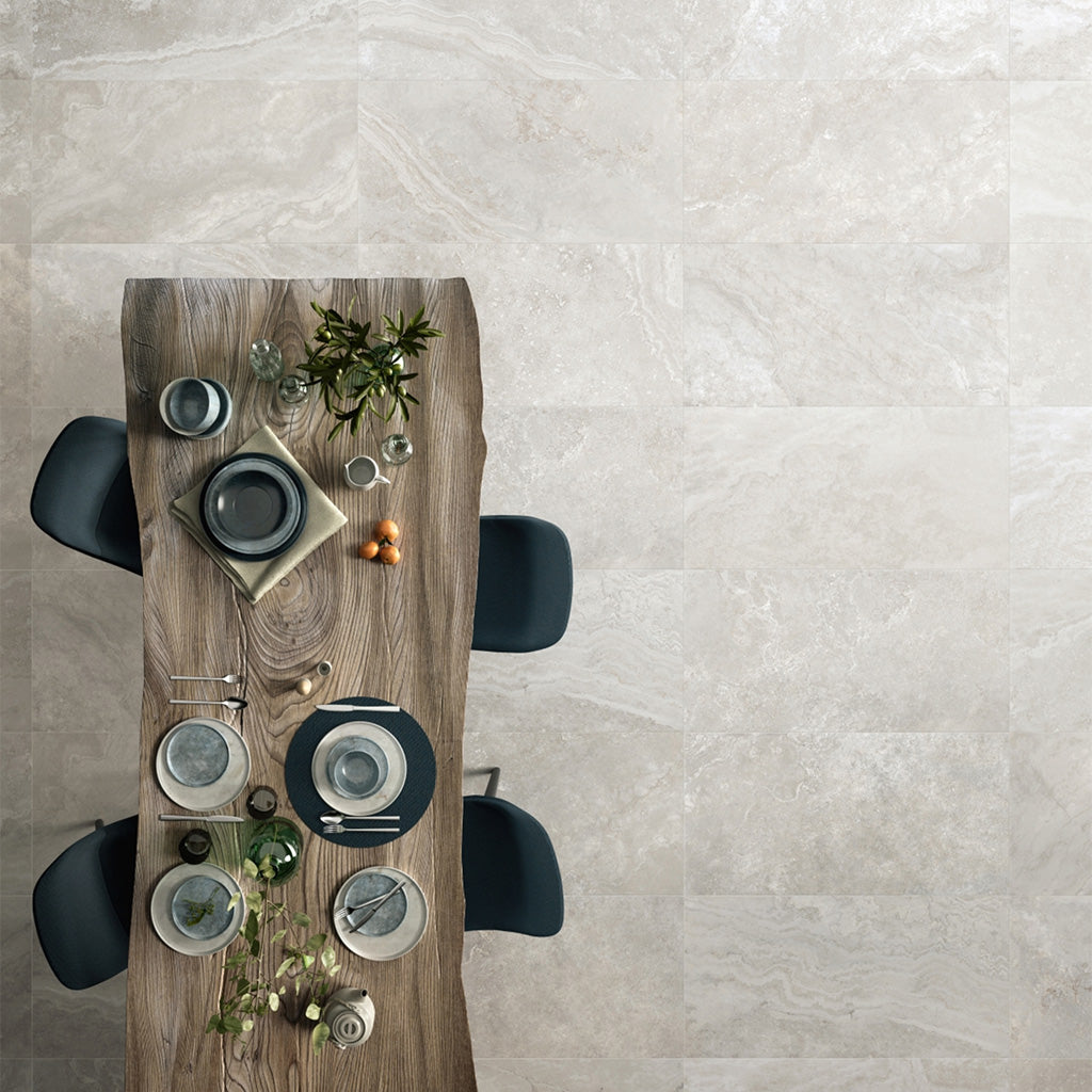 Travertine Silver