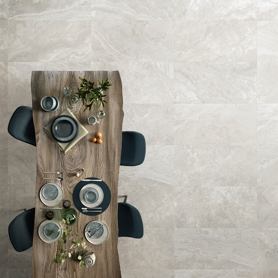 Travertine Silver