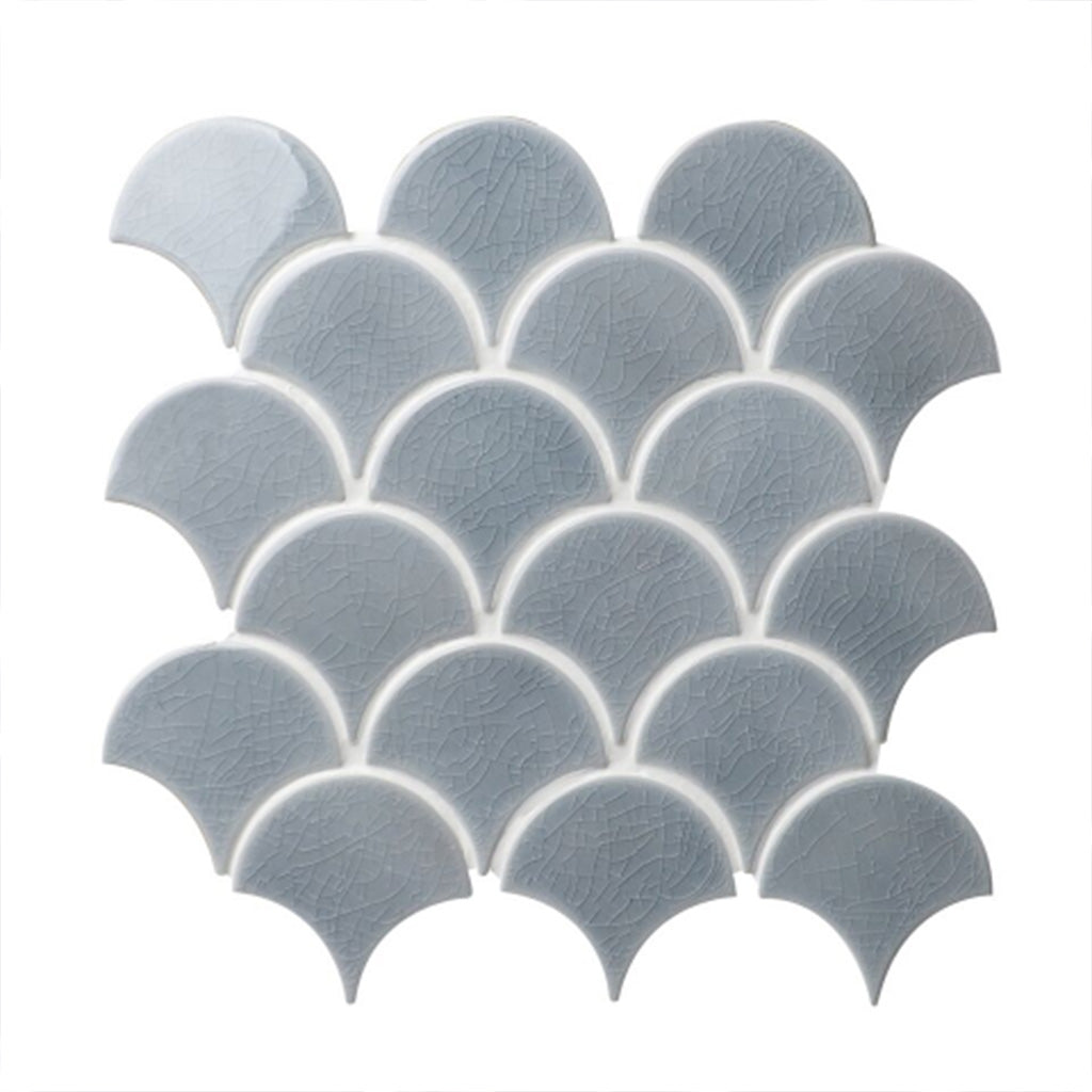 Fish Scale Mosaics grey